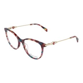 Óculos graduados Blumarine VBM879S Rosa/Vermelho-Púrpura Redonda - 1
