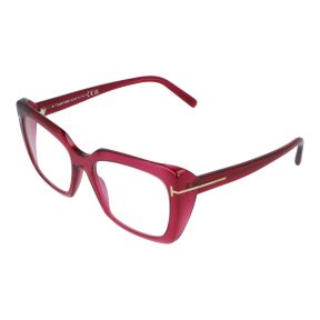 Óculos graduados Tom Ford FT5992-B Rosa/Vermelho-Púrpura Retangular - 1