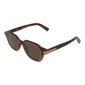 Óculos de sol Ermenegildo Zegna EZ0250 Castanho Quadrada - 1
