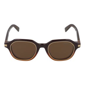 Óculos de sol Ermenegildo Zegna EZ0250 Castanho Quadrada - 2