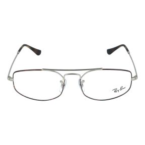 Óculos graduados Ray Ban 0RX6545 Castanho Retangular - 2