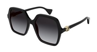 Óculos de sol Gucci GG1072S Preto Retangular