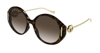 Óculos de sol Gucci GG1202S Castanho Redonda