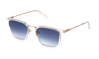 Óculos de sol Police SPLP27 OCTANE 12 Dourados Quadrada