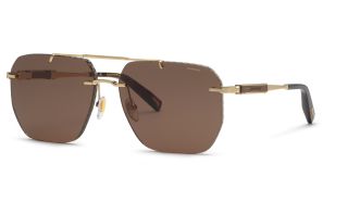 Óculos de sol Chopard SCHL53 Dourados Quadrada