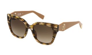 Óculos de sol Furla SFU812 Castanho Quadrada