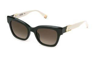 Óculos de sol Furla SFU814V Verde Quadrada