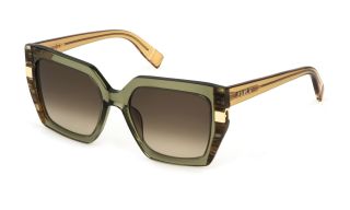 Óculos de sol Furla SFU818 Verde Quadrada