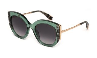 Óculos de sol Furla SFU820 Verde Redonda