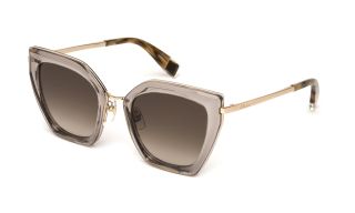 Óculos de sol Furla SFU821 Beige Quadrada