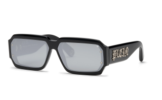 Óculos de sol PHILIPP_PLEIN SPP150 PLEIN MASTER Preto Quadrada