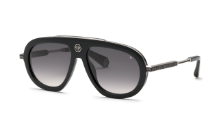 Óculos de sol PHILIPP_PLEIN SPP151V PLEIN LEGACY Preto Aviador