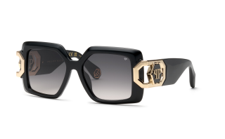 Óculos de sol PHILIPP_PLEIN SPP159 PLEIN HERA Preto Quadrada