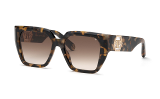 Óculos de sol PHILIPP_PLEIN SPP160 PLEIN CAPTURE Castanho Quadrada