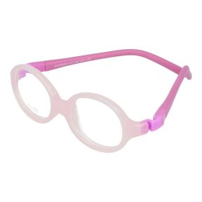 Óculos graduados Nano Silicona NV230241 Rosa/Vermelho-Púrpura Redonda - 1