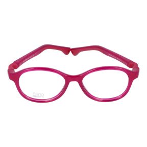 Óculos graduados Nano Silicona NAO3060444 Rosa/Vermelho-Púrpura Redonda - 2