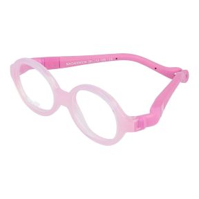 Óculos graduados Nano Silicona NAO4000536 Rosa/Vermelho-Púrpura Redonda - 1