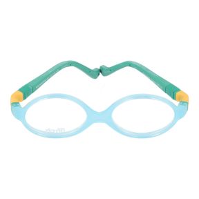 Óculos graduados Nano Silicona NAO4040340 Azul Redonda - 2