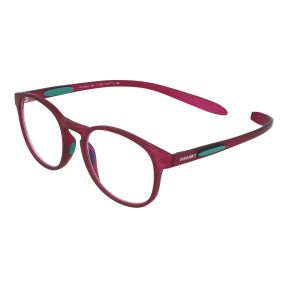 Óculos graduados Vogart VO10002 (0.0) Rosa/Vermelho-Púrpura Ovalada - 1
