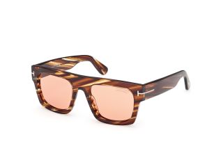 Óculos de sol Tom Ford FT0711 FAUSTO Castanho Quadrada - 1