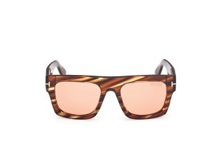 Óculos de sol Tom Ford FT0711 FAUSTO Castanho Quadrada - 2