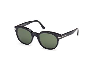 Óculos de sol Tom Ford FT1180 MERT Preto Redonda - 1