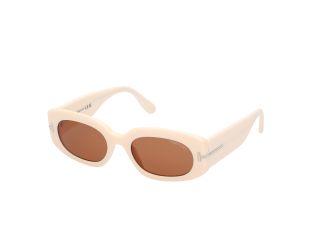 Óculos de sol Tom Ford FT1187 CIELLE Branco Ovalada - 1