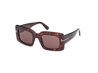 Óculos de sol Tom Ford FT1188 BRIGITTA Castanho Retangular - 1