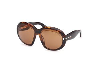 Óculos de sol Tom Ford FT1193 ANGELLICA Castanho Redonda - 1