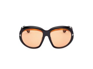 Óculos de sol Tom Ford FT1193 ANGELLICA Preto Redonda - 2