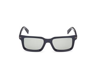 Óculos de sol Ermenegildo Zegna EZ0249 Azul Retangular - 2