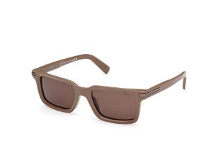 Óculos de sol Ermenegildo Zegna EZ0249 Castanho Retangular - 1