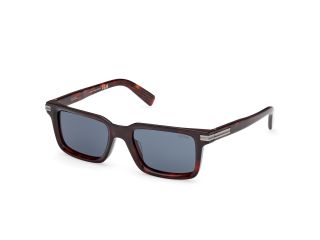 Óculos de sol Ermenegildo Zegna EZ0249 Castanho Retangular - 1