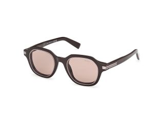 Óculos de sol Ermenegildo Zegna EZ0250 Castanho Quadrada - 1
