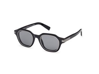 Óculos de sol Ermenegildo Zegna EZ0250 Preto Quadrada - 1