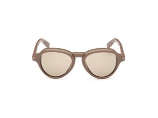 Óculos de sol Ermenegildo Zegna EZ0252 Castanho Redonda - 2