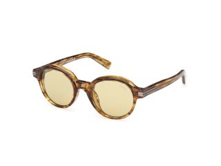 Óculos de sol Ermenegildo Zegna EZ0253 Castanho Redonda - 1