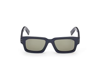 Óculos de sol Ermenegildo Zegna EZ0255 Azul Retangular - 2