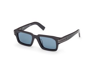 Óculos de sol Ermenegildo Zegna EZ0255 Castanho Retangular - 1