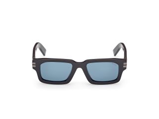 Óculos de sol Ermenegildo Zegna EZ0255 Castanho Retangular - 2
