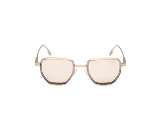 Óculos de sol Ermenegildo Zegna EZ0256 Dourados Quadrada - 2