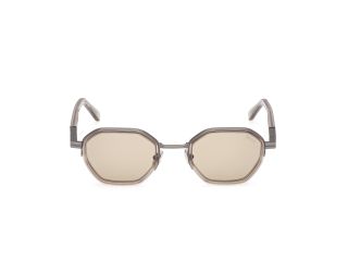 Óculos de sol Ermenegildo Zegna EZ0259 Castanho Quadrada - 2