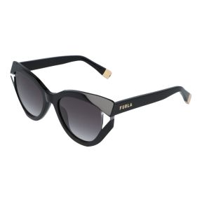 Óculos de sol Furla SFU886V Preto Borboleta - 1