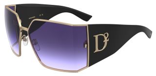 Óculos de sol Dsquared2 D2 0154/S Dourados Quadrada