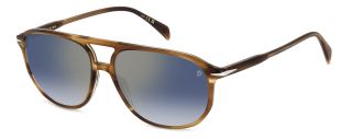 Óculos de sol David Beckham DB 1159/S Castanho Aviador - 1