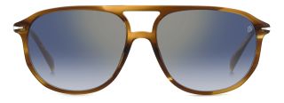 Óculos de sol David Beckham DB 1159/S Castanho Aviador - 2