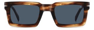 Óculos de sol David Beckham DB 7126/S Castanho Retangular - 2
