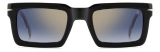 Óculos de sol David Beckham DB 7126/S Preto Retangular - 2