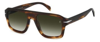 Óculos de sol David Beckham DB 7127/S Castanho Retangular - 1