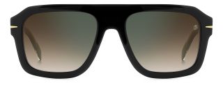 Óculos de sol David Beckham DB 7127/S Preto Retangular - 2